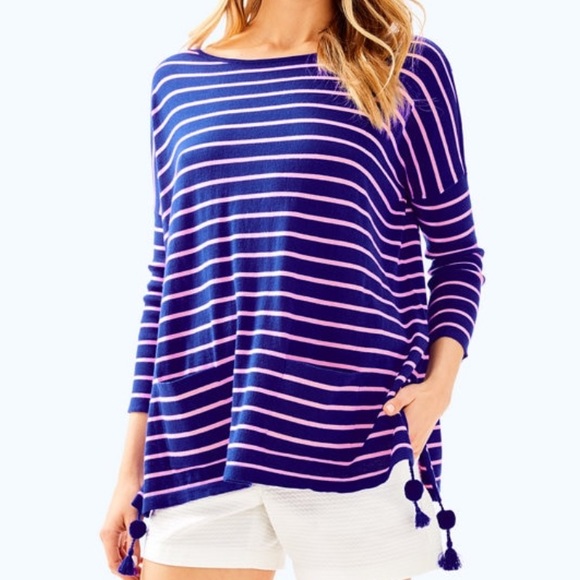 Lilly Pulitzer Tops - NWT Lilly Pulitzer XS Elba Coastal Sweater